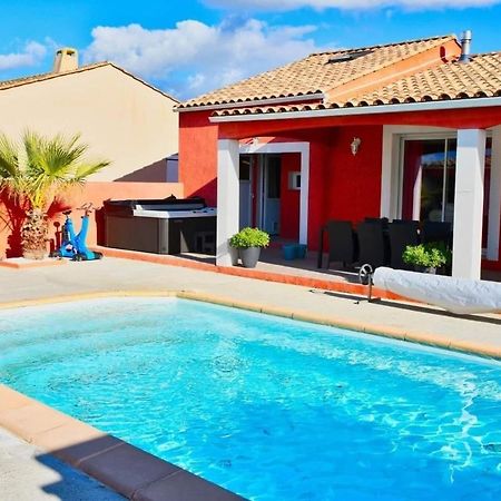 Villa Elegante A Carcassonne Avec Jardin Et Jacuzzi Exterior photo